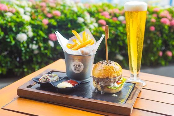 60th anniversary - Truffle Burger Set  - OZO Chaweng Samui